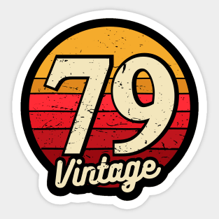 Vintage Legend Since 1979 2 Sticker